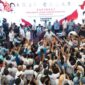 Calon Presiden Prabowo Subianto saat menghadiri konsolidasi dan deklarasi dari Konfederasi Serikat Pekerja Nusantara (KSPN) yang digelar di Bandung, Minggu, 14 Januari 2024. (Dok. TKN Prabowo Gibran)