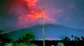 Aktivitas Vulkanik Gunungapi Lewotobi Laki-Laki Meningkat. (Dok. BNPB )

