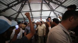 Capres nomor urut 2, Prabowo Subianto bertemu masyarakat Medan, Sumatera Utara. (Dok. TKN Prabowo - Gibran)

