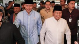 Presiden terpilih 2024-2029 Prabowo Subianto menghadiri acara silaturahmi dan buka puasa bersama Partai Demokrat di Hotel St Regis. (Facebook.com/@DPP Partai Demokrat)

