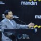 Menteri Pertahanan RI Prabowo Subianto saat menjadi keynote speaker pada acara Mandiri Investment Forum 2024 di Fairmont Hotel Jakarta. (Dok. Tim Media Prabowo)

