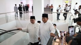 Presiden dan Wakil Presiden terpilih Prabowo Subianto dan Gibran Rakabuming Raka menghadiri Nuzulul Qur’an dan Buka Puasa bersama Partai Golkar di DPP Golkar. (Dok. Tim Media Prabowo)