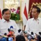 Presiden Joko Widodo bersama Capres nomor urut 2, Prabowo Subianto. (Dok. Setkab.go.id)
