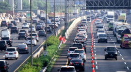 Peningkatan Penumpang Angkutan Umum pada Mudik Lebaran 2024. (Dok. tribratanews.polri.go.id)