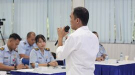 Foto : Badan Nasional Sertifikasi Profesi (BNSP) memberikan pembekalan strategi melalui Rakor Dalsed, Sosialisasi, dan Bimtek KPM yang digelar di Pusbekmat AU, Lanud Halim Perdana Kusuma, pada 19 hingga 22 Agustus 2024. (Doc.Ist)