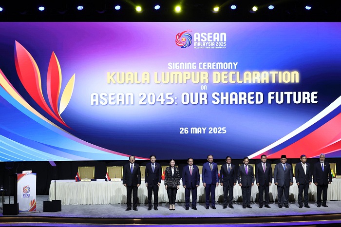 Presiden Prabowo Subianto menghadiri Konferensi Tingkat Tinggi BIMP–EAGA ke-16 yang digelar di Kuala Lumpur Convention Center. (Dok. Tim Media Prabowo)

