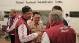 Peluncuran Sekolah Rakyat (SR) tingkat SLTP di Sentra Terpadu Inten Soewono (STIS) Cibinong, Kabupaten Bogor. (Dok. Istimewa)