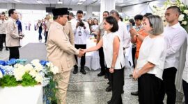 Presiden Prabowo Subianto, menyampaikan duka cita mendalam atas wafatnya tokoh ekonomi nasional, Kwik Kian Gie. (Facebook.com @Setkab RI)