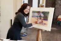 Andrea van Diemen, seorang seniwati asal Indonesia yang kini menetap di Adelaide, Australia. (Dok. Andrea van Diemen)